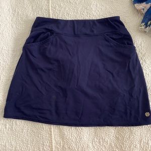 Lilly Pulitzer navy luxletic golf skirt/skort S